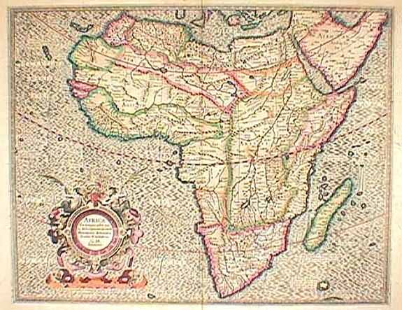 Hondius 1609 map