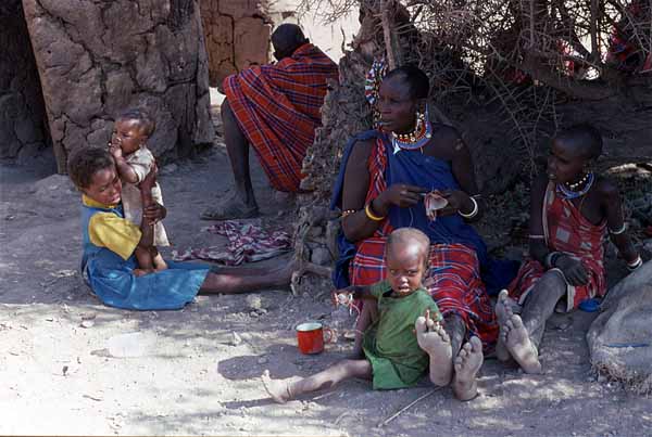 Photo of Masai family