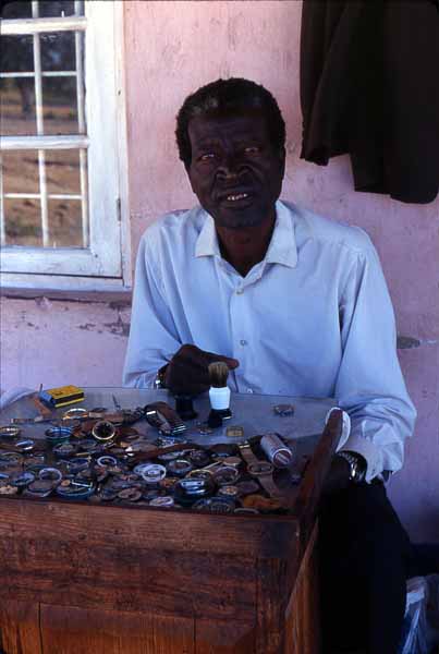 Photo of watch repairer