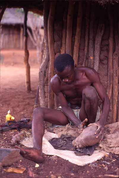 Photo of wood carver