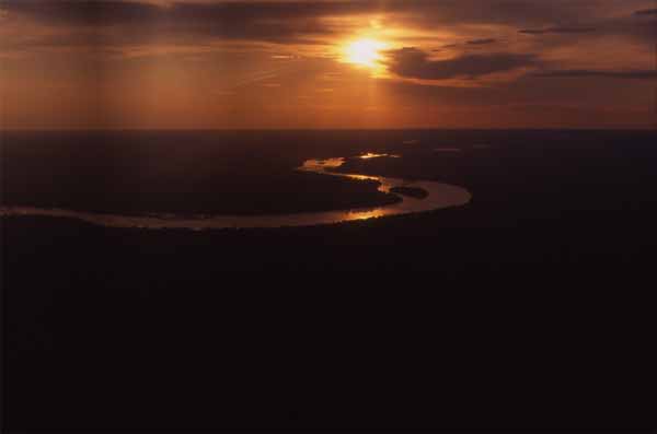 Photo of Zambesi River sunset