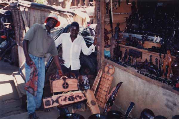 Photo of carving stall