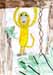 yellow monkey drawing