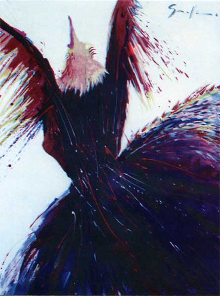 Grippa Yagua dancer painting