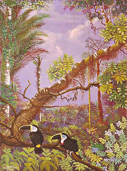 toucans painting
