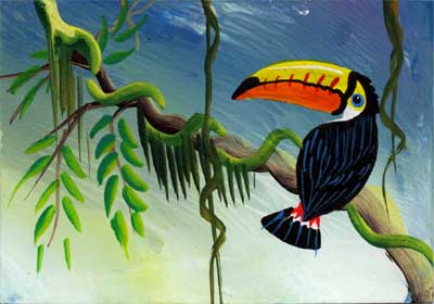 toucan postcard