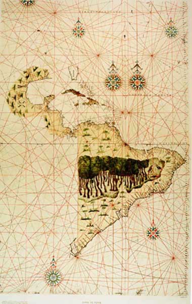 1532 antique map