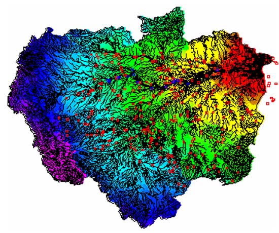 river network map