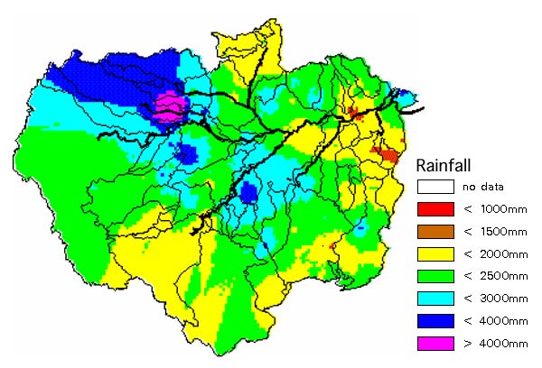 rainfall map