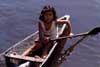 girl in a canoe
