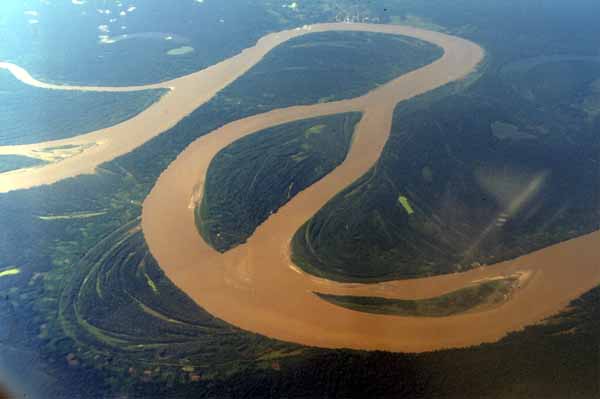 Rio Ucuyali aerial view photo