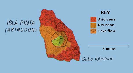 Image of Galapagos Pinta Island map