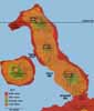 map of northern Isabela Island