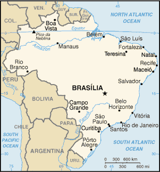 Brazil government map