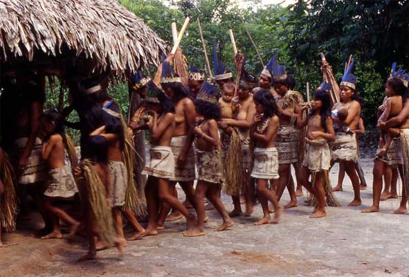 villagers participate dance photo