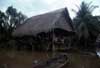 flooded hut